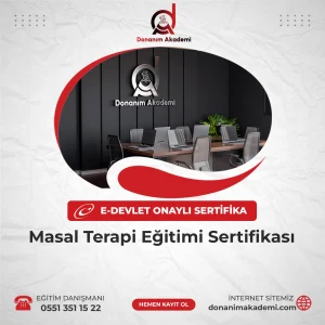 Masal Terapi Eğitimi Sertifikasına Kayıt Olmak ve E-Devlette Sorgulanabilir Üniversite Onaylı Sertfikaya Sahip Olmak İçin Bize Ulaşın: 0551 351 15 22