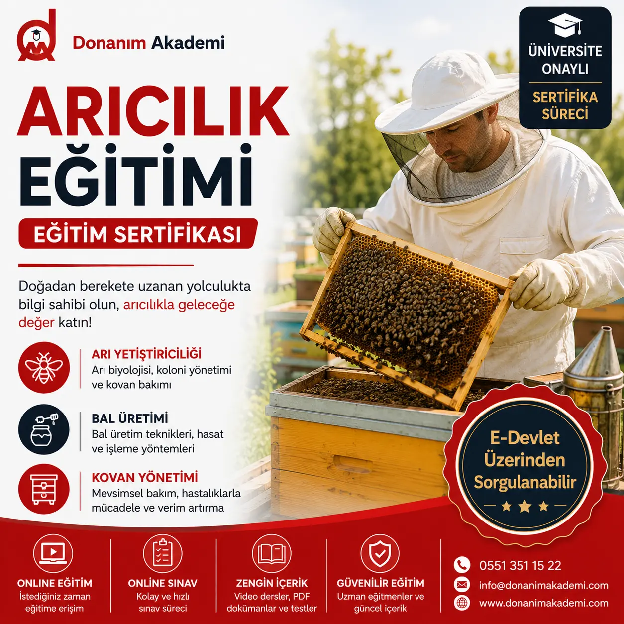 Arıcılık Eğitimi Sertifikası