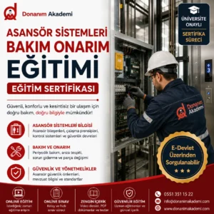 Asansör Sistemleri Bakım Onarım Eğitimi Sertifikası