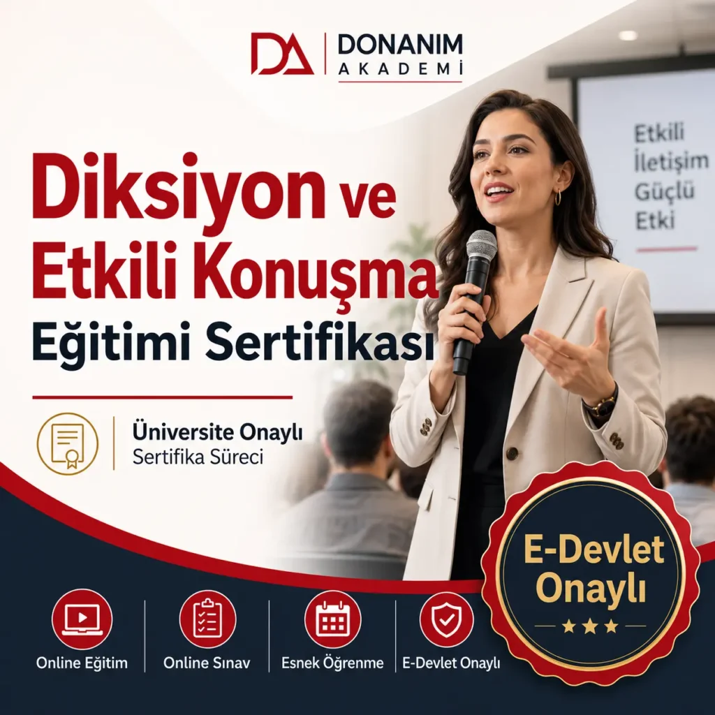 Diksiyon ve Etkili Konuşma Eğitimi Sertifikası
