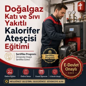 Doğalgaz Katı ve Sıvı Yakıtlı Kalorifer Ateşçisi Eğitimi Sertifikası