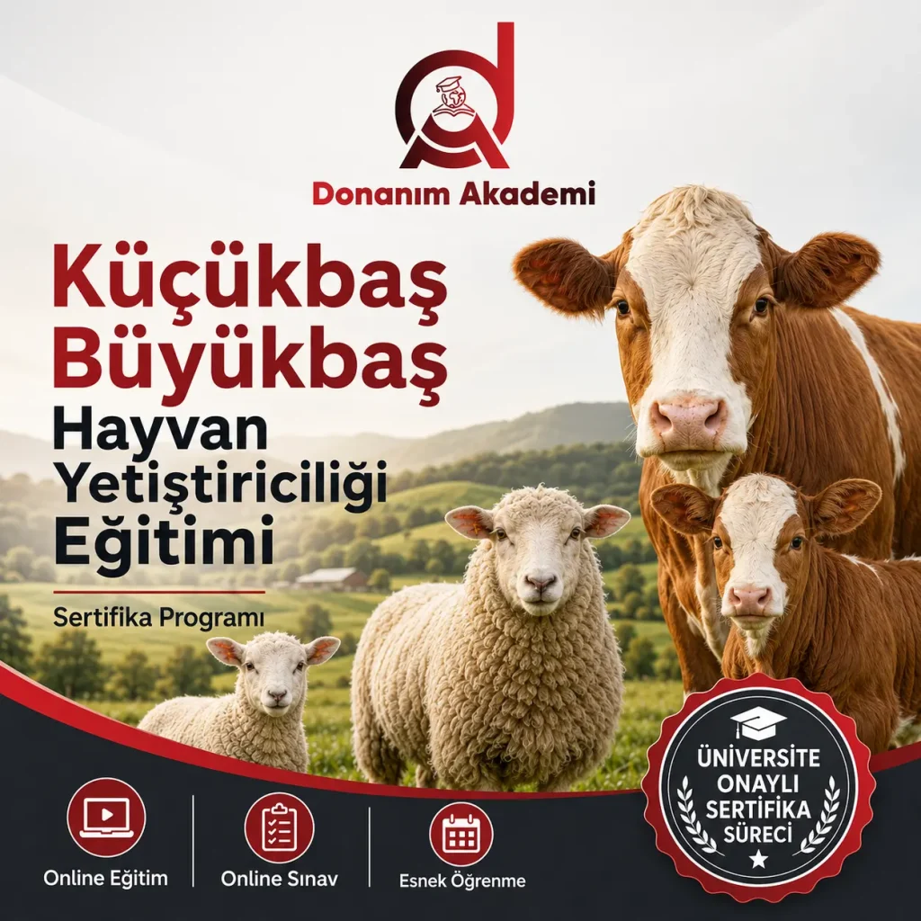 Küçükbaş Büyükbaş Hayvan Yetiştiriciliği Eğitimi Sertifikası