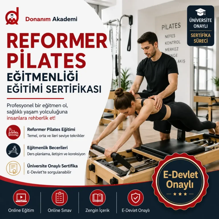 Reformer Pilates Eğitmenliği Eğitimi Sertifikası