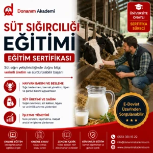 Süt Sığırcılığı Eğitimi Sertifikası