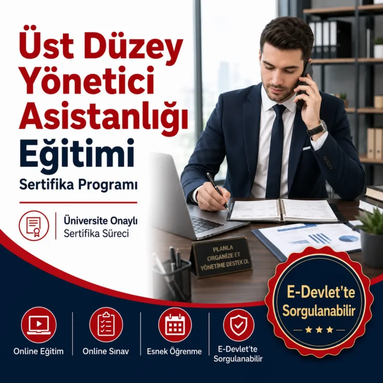 Üst Düzey Yönetici Asistanlığı Eğitimi Sertifikası