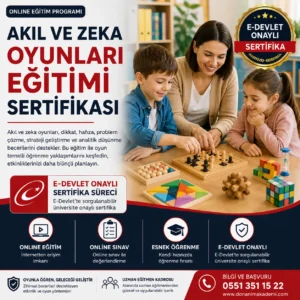 Akıl ve Zeka Oyunları Eğitimi Sertifikası
