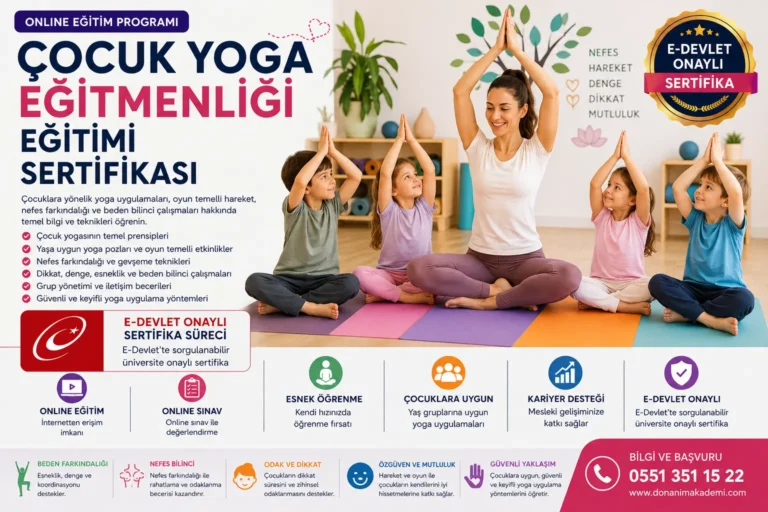 Çocuk Yoga Eğitmenliği Eğitimi Sertifikası