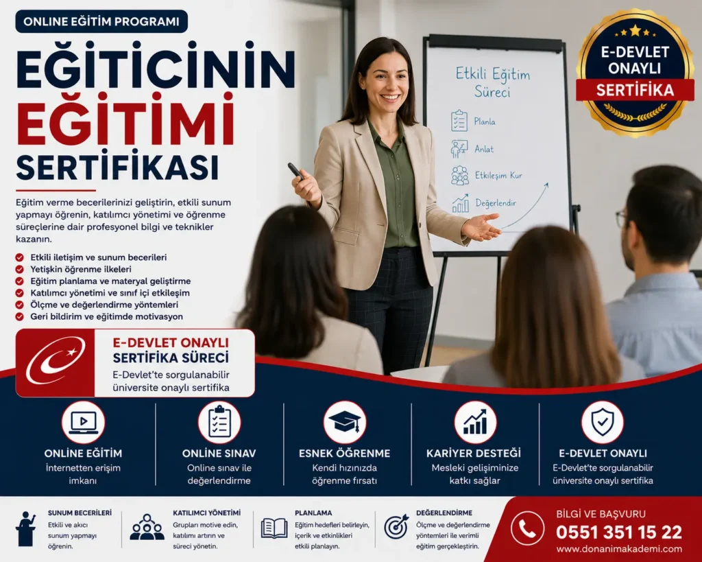 Eğiticinin Eğitimi Sertifikası
