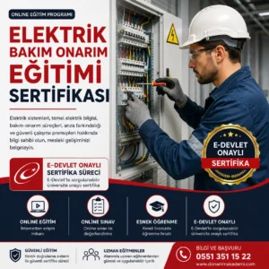 Elektrik Bakım Onarım Eğitimi Sertifikası