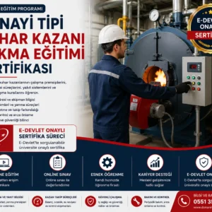 Sanayi Tipi Buhar Kazanı Yakma Eğitimi Sertifikası
