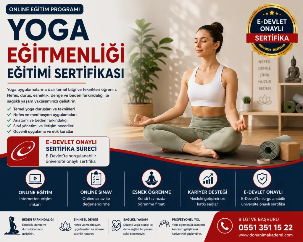 Yoga Eğitmenliği Eğitimi Sertifikası